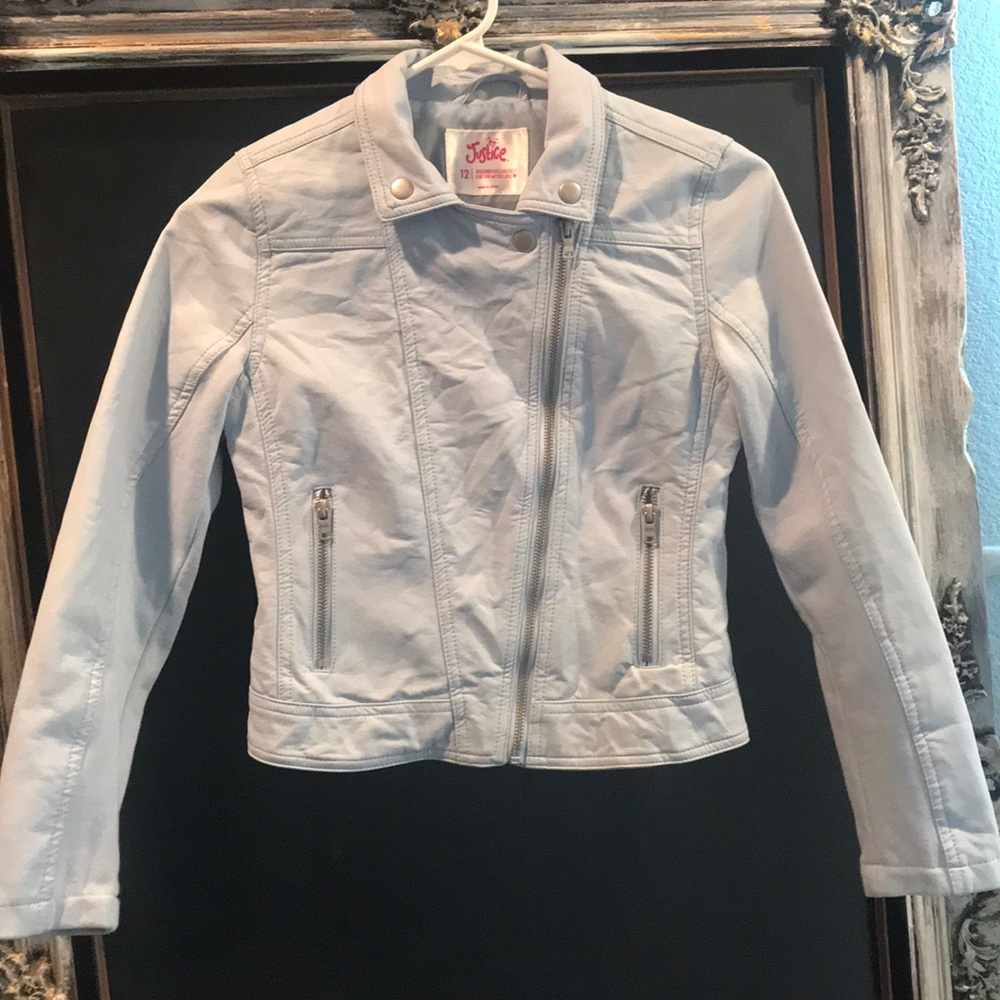 Faux Leather jacket size 12 Girls